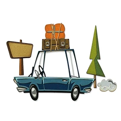 Afbeelding van Sizzix Thinlits Die Set 25PK Road Trip Colorize 666288 Tim Holtz (01 23)