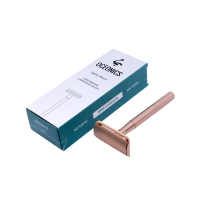 Afbeelding van Oceonics Scheermes Safety Razor Rosé Rond