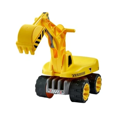 Afbeelding van BIG 800055811 Power Worker Max Digger Graafmachine, geel, tot 50 kg, zithoogte 24 cm, vanaf 3 jaar,meerkleurig