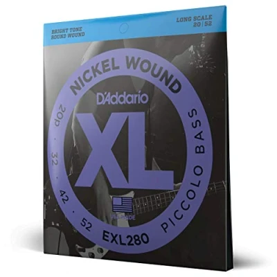Afbeelding van D&quot;;Addario EXL280 snarenset voor elektrische piccolo basgitaar