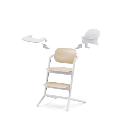 Afbeelding van Cybex LEMO 3 in 1 Kinderstoel Sand White