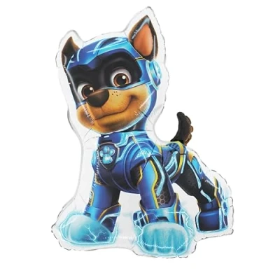 Afbeelding van Toyland® 71 cm (28&quot;) Paw Patrol Mighty Pup Chase vormige karakterfolieballon Kinderfeestballonnen