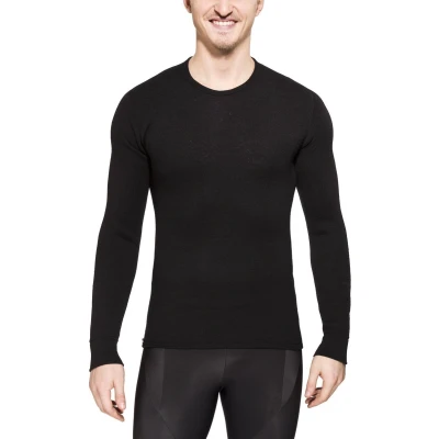 Afbeelding van Longsleeve Woolpower Crewneck 200 Black XXS