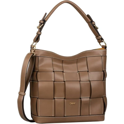 Afbeelding van Gabor Schoudertas Valeria Hobo Bag Mixed Nougat Bruine
