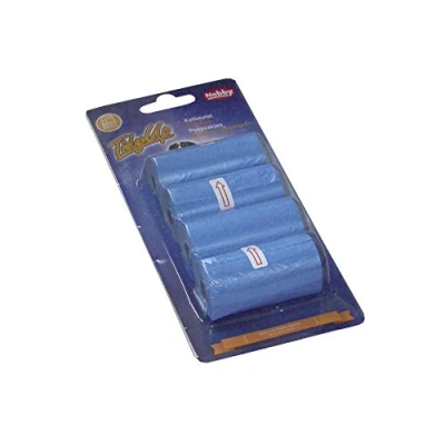 Afbeelding van Nobby poepzakjes navulling blauw 3 ST à 4 X 15