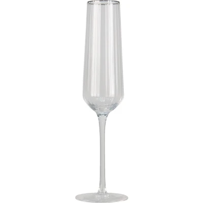 Afbeelding van Clayre &amp; Eef Champagneglas 250 ml Glas Wijnglas Transparant