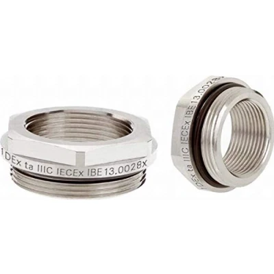 Afbeelding van LAPP 52104574 SKINDICHT MR M ATEX 40X1,5/32X1,5 Wartel reduceerring Met O ring M40 M32 Messing Natuur 10 stuk(s)