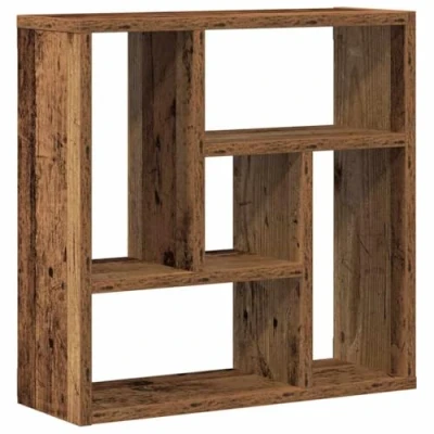 Afbeelding van vidaXL Wandschap 45x16x45 cm bewerkt hout oud houtkleurig