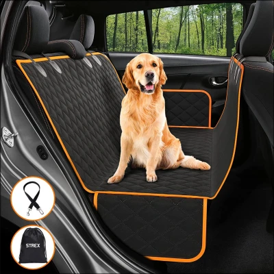 Afbeelding van Strex Hondendeken Auto Achterbank En Kofferbak 137 x 147 CM Beschermhoes Hondenkleed Honden Deken Incl. Hondenriem Opbergzak