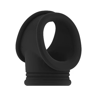 Afbeelding van SONO No.48 Cockring met Ballstrap Zwart