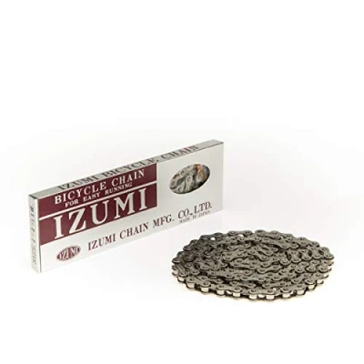 Afbeelding van Izumi Track/Fixed Silver Standard rail/vaste ketting, 1/8 x 1/2 (116 schakels), zilver, eenheidsmaat