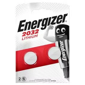 Afbeelding van Energizer knoopcel CR2032, blister van 2 stuks knoopcellen