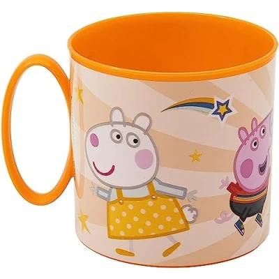 Afbeelding van ALMACENESADAN, 5074 beker geschikt voor magnetron, inhoud 265 ml, herbruikbaar, (Peppa)