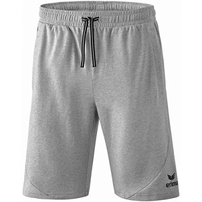 Afbeelding van Essential sweatshort licht grey melange/zwart / S