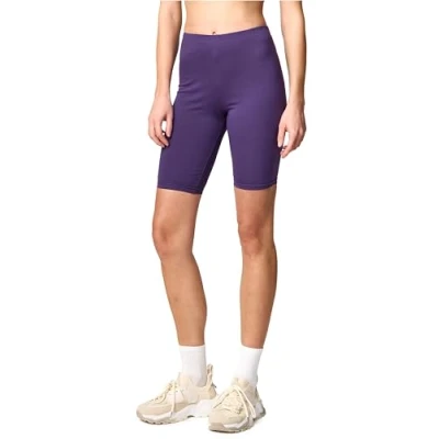 Afbeelding van Merry Style MS MS10 200 LE Dames Leggings Sport Vrijetijdsbroek Kort Katoen Sporbroek Yogabroek Paars XL