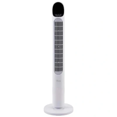 Afbeelding van ARDES AR5T1000 zuilventilator, hoogte toren, 100 cm, automatische oscillatie met afstandsbediening en digitaal bedieningspaneel 3 intensiteiten timer, torenventilator, wit
