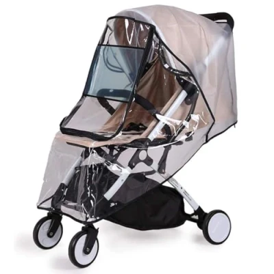 Afbeelding van xixikiss Kinderwagen Regenhoes Universeel voor Kids Buggy Reizen Winddicht Beschermen tegen Zon Stof Sneeuw