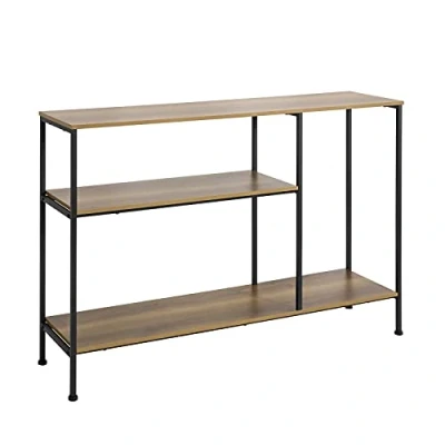 Afbeelding van SoBuy FSB35 PF Console Tafel Entree Dressoir Sideboard Bijzettafel met 3 opbergplanken B120 x D30 H80 cm, stalen frame, industriële stijl