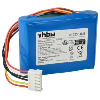 Afbeelding van vhbw 1 x accu compatibel met Robomow RK 1000, 2000, 2000 PRO, RK1000, RK1000 PRO robotmaaier 2600mAh 18,5V Li Ion