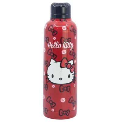 Afbeelding van Hello Kitty dubbel geïsoleerde roestvrijstalen herbruikbare thermosfles, 515 ml