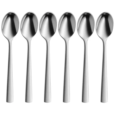 Afbeelding van WMF Espressolepel 6 delig Corvo Cromargan protect gematteerd
