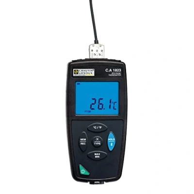 Afbeelding van Chauvin Arnoux C.A 1823 Temperatuurmeter 100 400 C Sensortype Pt100, Pt1000 Datalogger functie