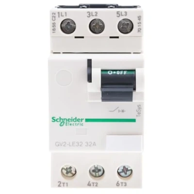 Afbeelding van Schneider electric tesys gv2le vermogensschakelaar magnetisch 32a schroefklemaansl gv2le32