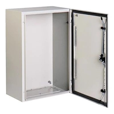 Afbeelding van Schneider electric spacial lege schakelkast staal 1 slot deur hxbxd 300x300x200mm grijs ral7035 poedercoating ip66 ik10 nsys3dex3320