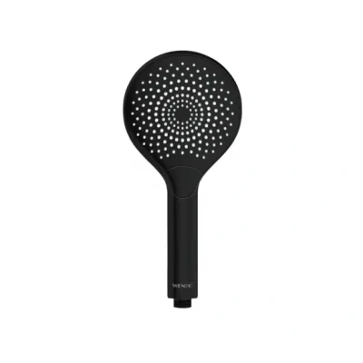 Afbeelding van WENKO Handsproeier Watersaving Zwart mat, Ø 12 cm (1 delig)
