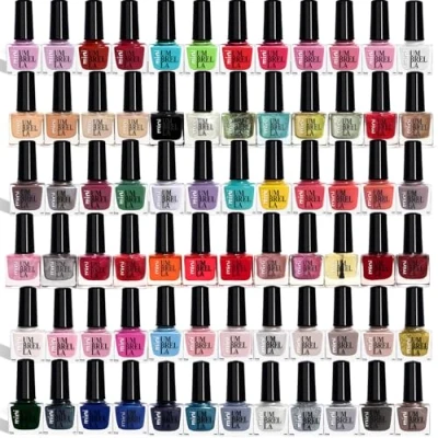 Afbeelding van 72 stuks nagellak, klassiekers, kralen en glitter, EU kleuren, gemaakt (Set A+B+C, Colours)