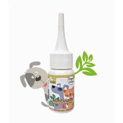Afbeelding van KasTete Franse Natuurlijke oorverzorging voor honden en katten Securidaca propolis tijm 30 ml