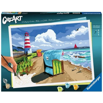 Afbeelding van Ravensburger CreArt Schilderen op Nummer Holiday On The Baltic Sea