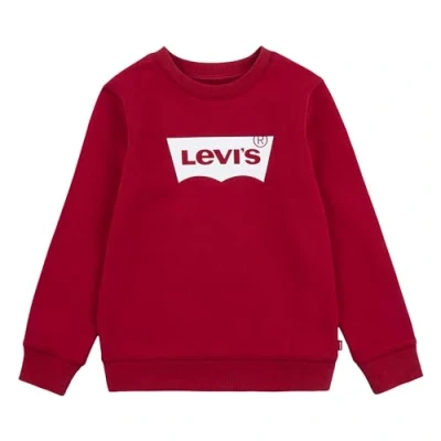 Afbeelding van Levi&#039;s Lvb Batwing Crewneck Sweatshirt voor jongens, Levis rood/wit, 5 Jaar