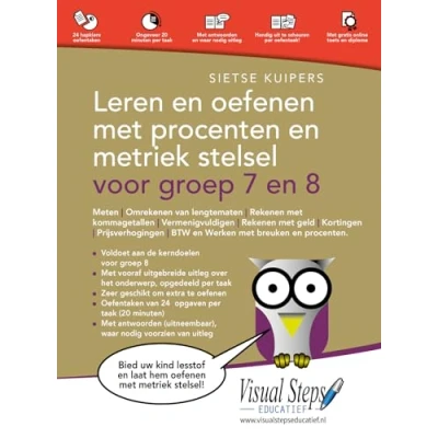 Afbeelding van Leren en oefenen met procenten metriek stelsel voor groep 7 8 (Paperback)