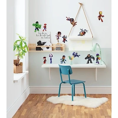 Afbeelding van Komar Wandfolie Wandtattoo Spidey and Friends Größe 50 x 70 cm (13 delig)