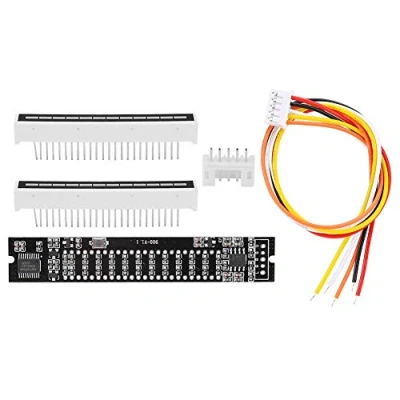 Afbeelding van Mini DIY Dual 12 Niveau Stereo Muziek Audio spectrum Indicator VU Meter Versterker Board Verstelbare Lichtsnelheid Elektronische Kits(Music level indicator)