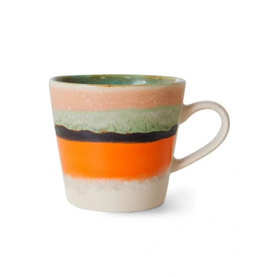 Afbeelding van HKliving 70&#039;s Burst cappuccino kopje 30 cl Multicolor