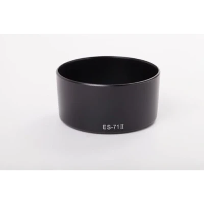 Afbeelding van vhbw Lenskap vervanging voor Canon ES 71 II 58 mm lens zonnekap, zwart, kunststof, rond