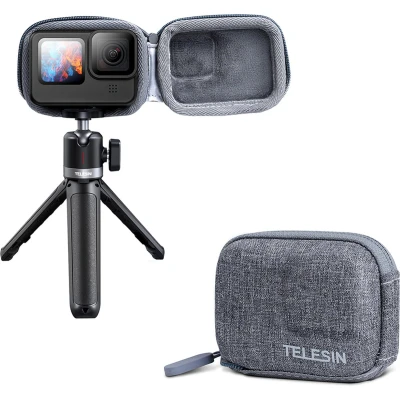Afbeelding van Telesin Opberghoes voor GoPro 9 / 10 11 12 Beschermhoes Grijs