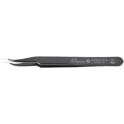 Afbeelding van Bernstein Tools for Electronics 5 054 13 SMD pincet 7abb SA ESD Sikkelspits, super spits 120 mm
