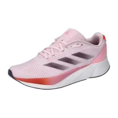 Afbeelding van adidas Performance Duramo SL Hardloopschoenen neutraal, Dames, Maat: 41 1/3, Sandy pink/aurora metallic/pink spark Textiel/ synthetisch