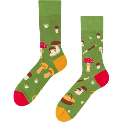 Afbeelding van Dedoles Sokken Regular Socks Mushroom Hunting Unisex Maat 35 38