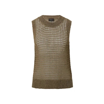 Afbeelding van s.Oliver Black Label Top, Dames, Maat: 38, Sandstein