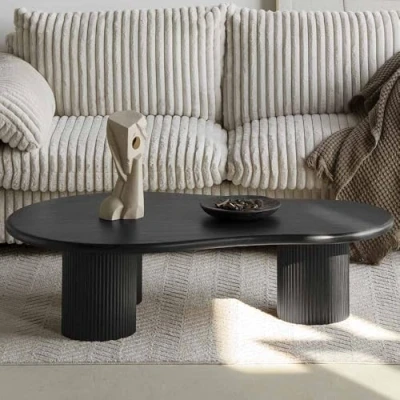 Afbeelding van Milton &amp; Oldbrook Salontafel 130 cm Tovuz Zwart