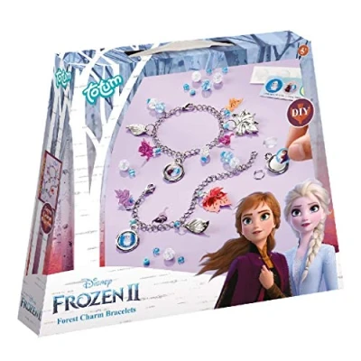 Afbeelding van Totum kinder hobbyset Frozen 2 Forest charm bracelets 680654 19,5x16x3,5cm 5+ (11 20)
