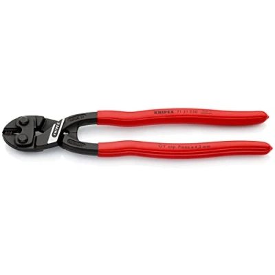 Afbeelding van Knipex CoBolt XL Compacte boutensnijtang zwart geatramenteerd, met kunststof bekleed 250 mm (zelfbedieningskaart/blister) 71 31 SB