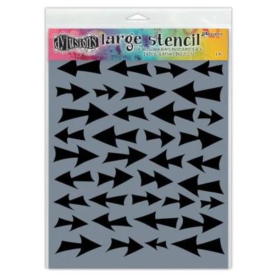 Afbeelding van Ranger Dyan Reaveley Dylusions Stencil L Direction (DYS52272)