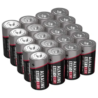 Afbeelding van ANSMANN Batterijen Baby C LR14 20 stuks 1,5 V Alkaline batterij duurzaam en lekvrij ideaal voor speelgoed, led zaklamp, radio, modelbouw enz