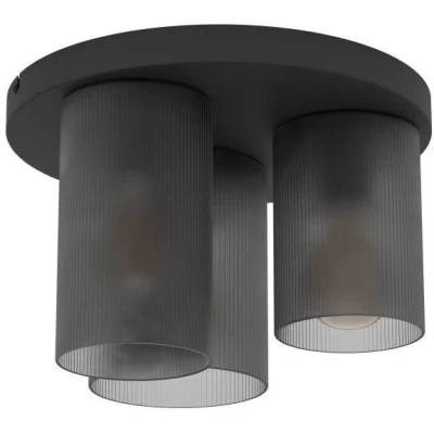 Afbeelding van EGLO Colomera Plafondlamp E27 Ø 35 cm Zwart/Mat Grijs