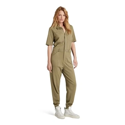 Afbeelding van G Star Jumpsuit, Dames, Maat: Medium, Dk shamrock